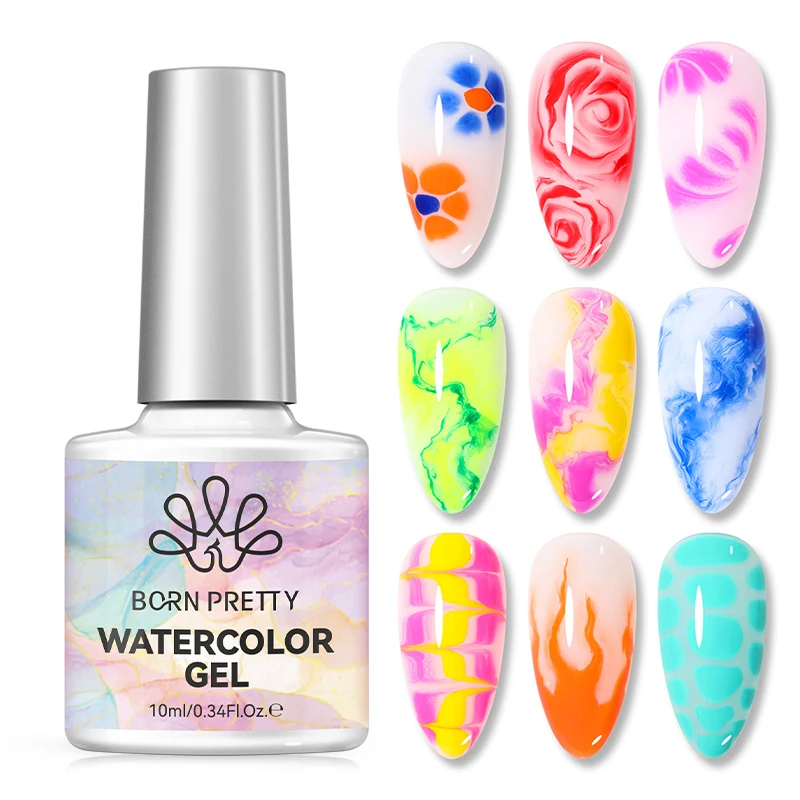 BORN PRETTY 10ml Clear Blossoming Gel Nail Polish Watercolor Spreading Effect Marble UV LED Soak Off Nail Art DIY Hybrid Varnish
BORN PRETTY 10ml Clear Blossoming Gel Nail Polish Watercolor Spreading Effect Marble UV LED Soak Off Nail Art DIY Hybrid Varnish