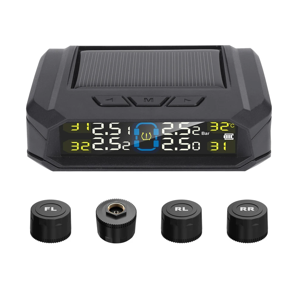 For Most Vehicles Solar TPMS For Tire Maintenance Compatible With Most Vehicles Solar Powered Waterproof Design
For Most Vehicles Solar TPMS For Tire Maintenance Compatible With Most Vehicles Solar Powered Waterproof Design