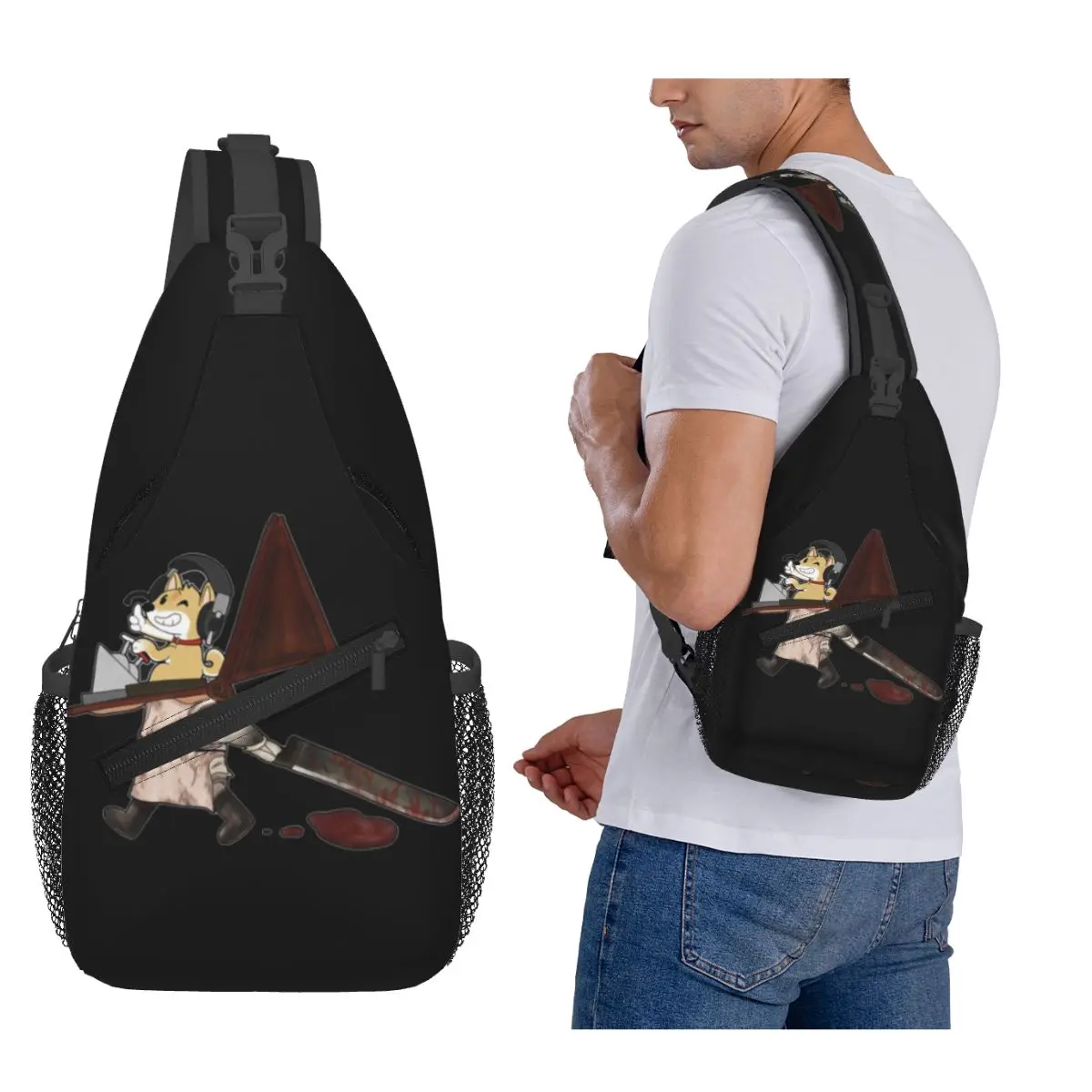 Silent Hill 2, настоящая нагрудная сумка, мужской рюкзак через плечо, нагрудная сумка, дорожный походный рюкзак, сумка на плечо
Silent Hill 2, настоящая нагрудная сумка, мужской рюкзак через плечо, нагрудная сумка, дорожный походный рюкзак, сумка на плечо