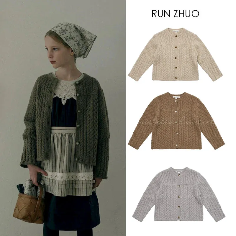 Girls' Sweater 2025 Autumn New Fashionable Thickened Children's Knitted Cardigan Wool High Quality Sweater Children's Clothing
Girls' Sweater 2025 Autumn New Fashionable Thickened Children's Knitted Cardigan Wool High Quality Sweater Children's Clothing