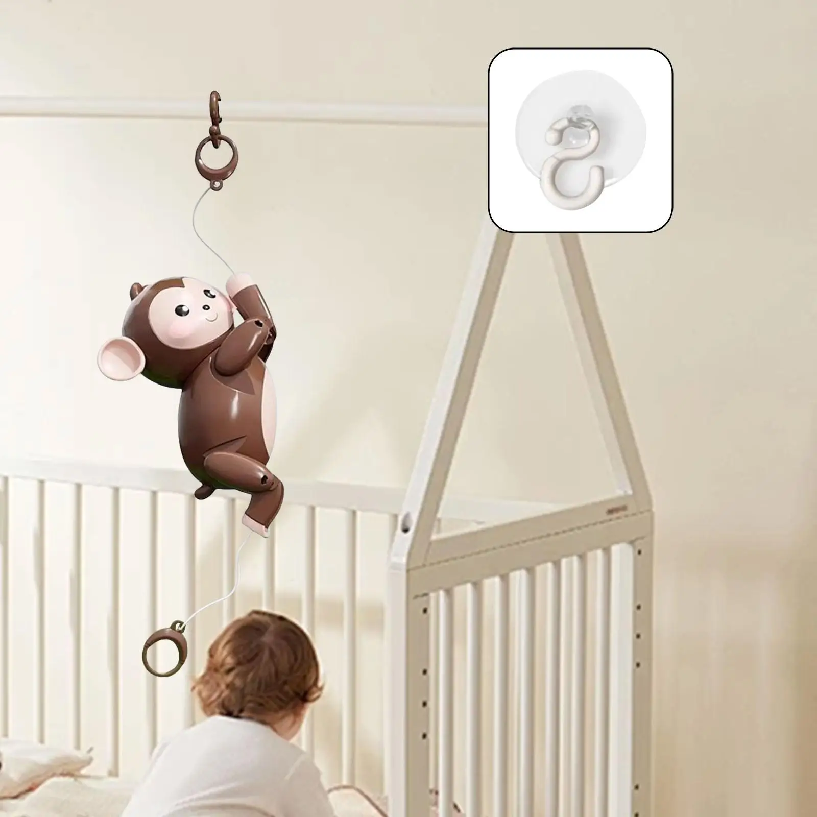 Interactive Rope Climber Monkey Doll Educational Children Toy for Boys Girls Learning Activities
Interactive Rope Climber Monkey Doll Educational Children Toy for Boys Girls Learning Activities