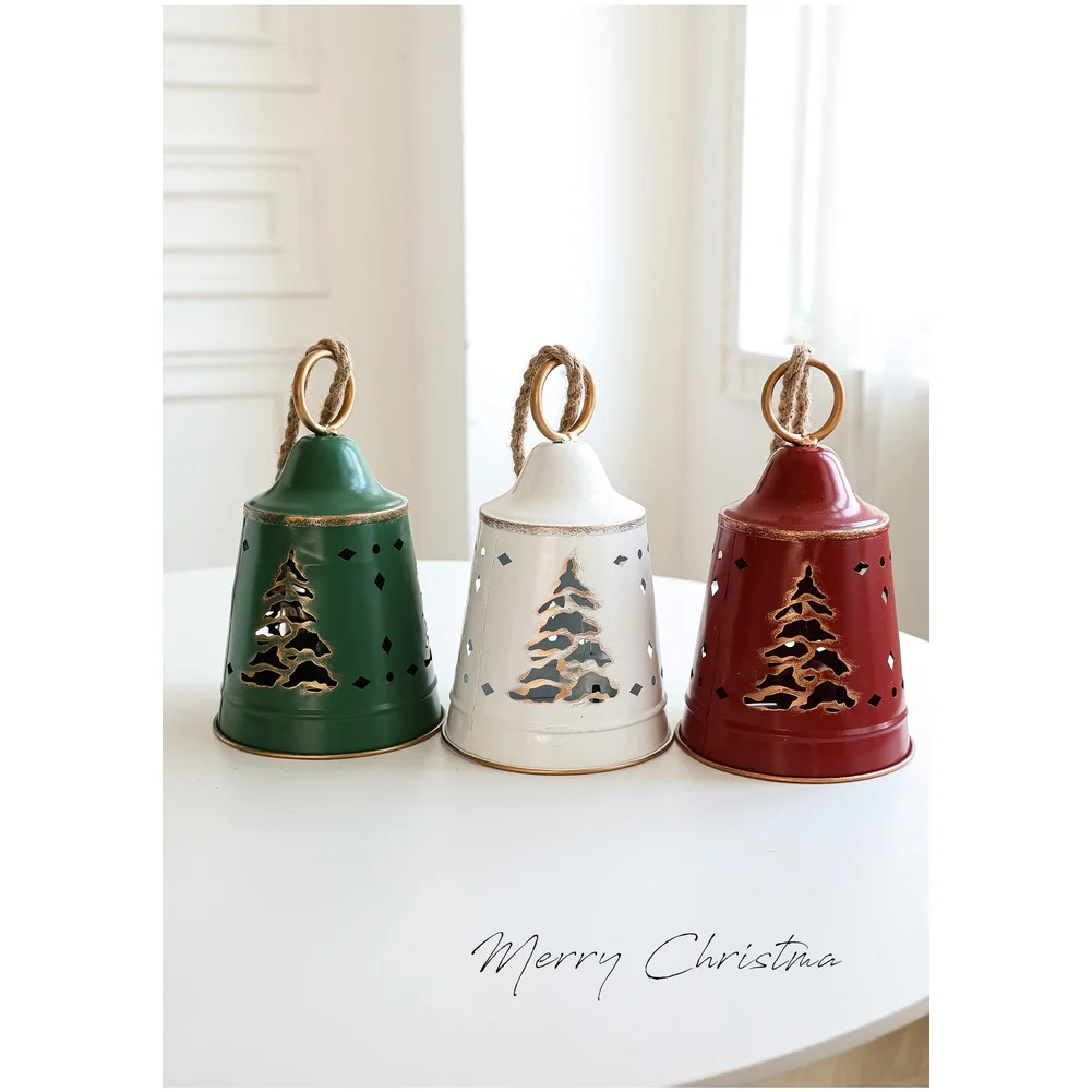 Christmas Bell Wind Chime Decor Iron Craft Small Ornament For Tree Hanging Christmas Family Gifts Decorations
Christmas Bell Wind Chime Decor Iron Craft Small Ornament For Tree Hanging Christmas Family Gifts Decorations