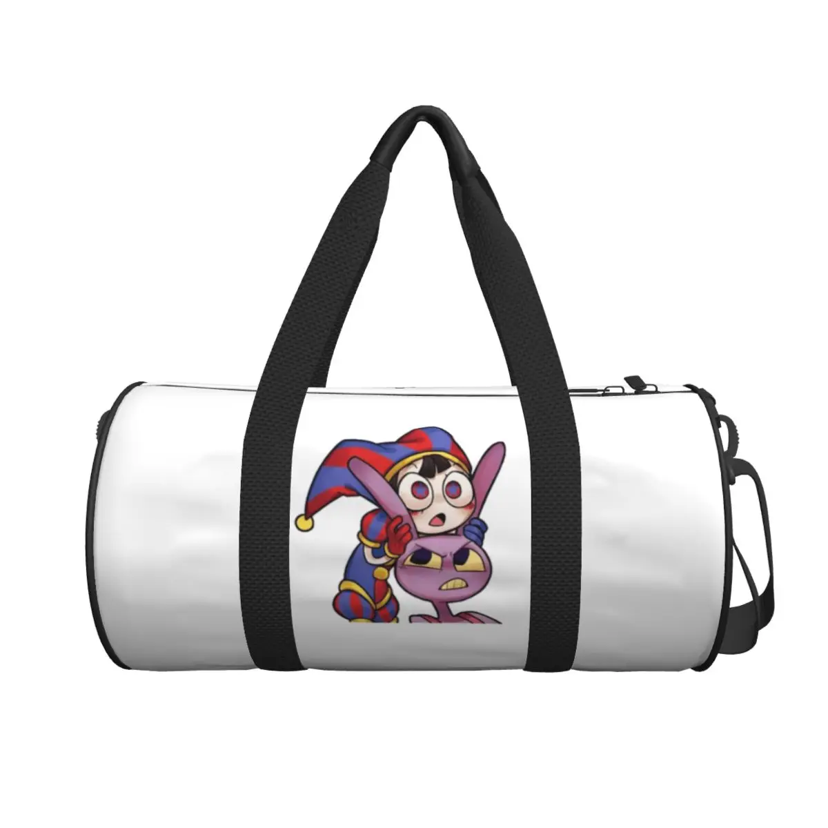 Pomni Tadc Jax The Amazing Circus Large Duffle Gym Bag Multi-Functional Duffle Travel Bags Handbags Fitness bag
Pomni Tadc Jax The Amazing Circus Large Duffle Gym Bag Multi-Functional Duffle Travel Bags Handbags Fitness bag