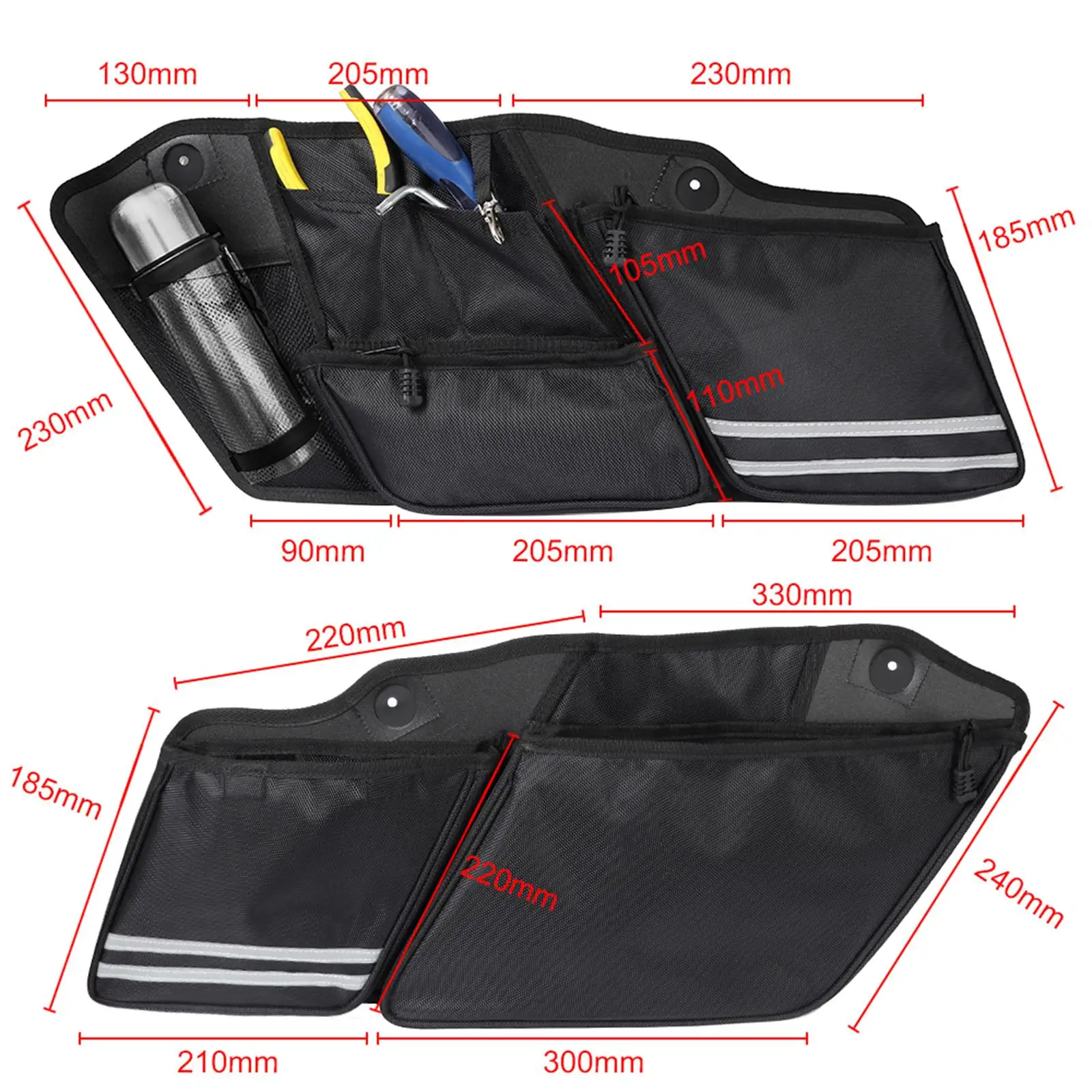 Siddle Bag Organizers for Touring Touring King Electra 2014-2020 2016-2019
Siddle Bag Organizers for Touring Touring King Electra 2014-2020 2016-2019
