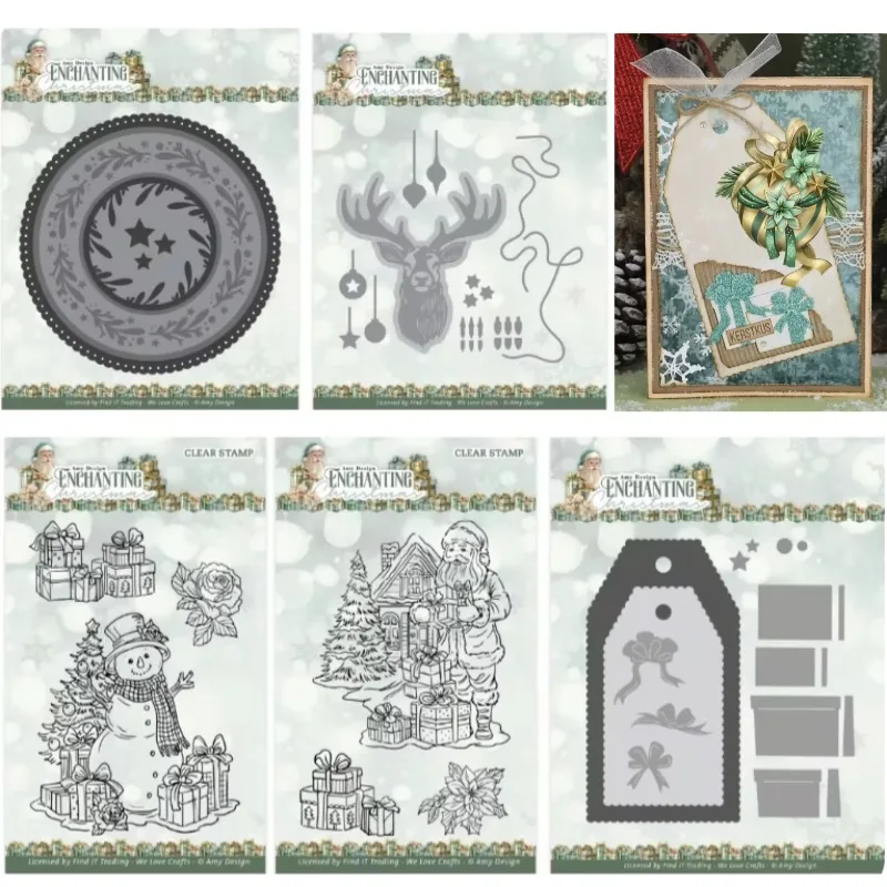 Christmas Snowman and Gift Metal Cutting Dies & Stamps Scrapbook Diary Decoration Stencil Embossing Template DIY Greeting Card
Christmas Snowman and Gift Metal Cutting Dies & Stamps Scrapbook Diary Decoration Stencil Embossing Template DIY Greeting Card