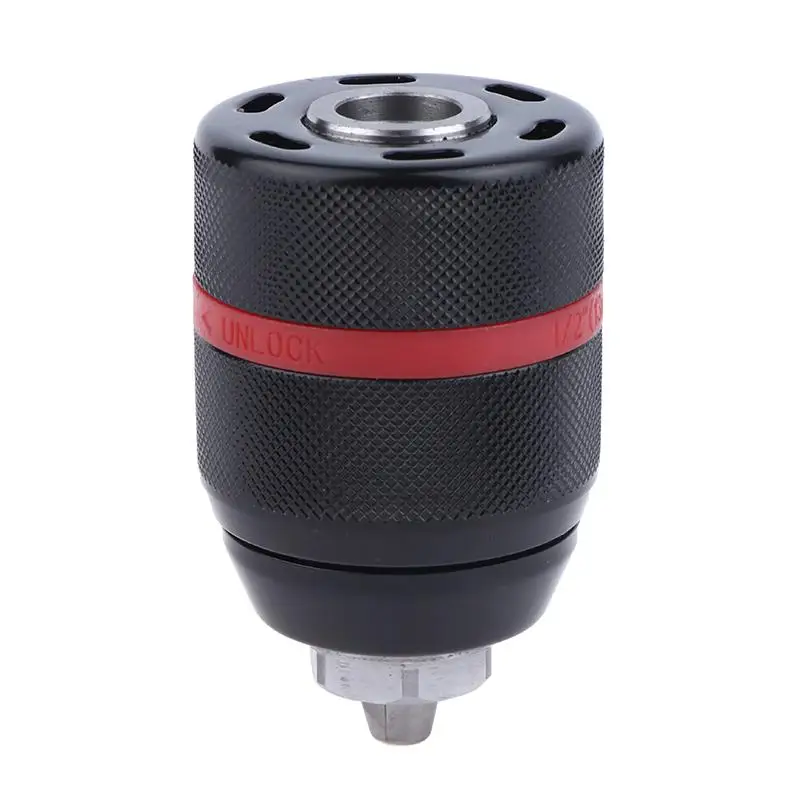 13 мм бесключевой металлический сверлильный патрон, самоблокирующаяся трещотка с замком, резьба 1/2-20UNF, отвертка с магнитной головкой, держатель бит, гаечный ключ
13 мм бесключевой металлический сверлильный патрон, самоблокирующаяся трещотка с замком, резьба 1/2-20UNF, отвертка с магнитной головкой, держатель бит, гаечный ключ