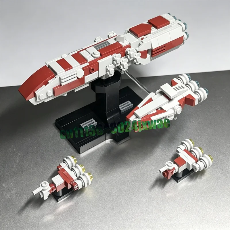 NEW 340 PCS Space Battle Cruiser Fleet MOC Model Custom Puzzle DIY Assembly Educational Building Blocks Collection Display Gift
NEW 340 PCS Space Battle Cruiser Fleet MOC Model Custom Puzzle DIY Assembly Educational Building Blocks Collection Display Gift