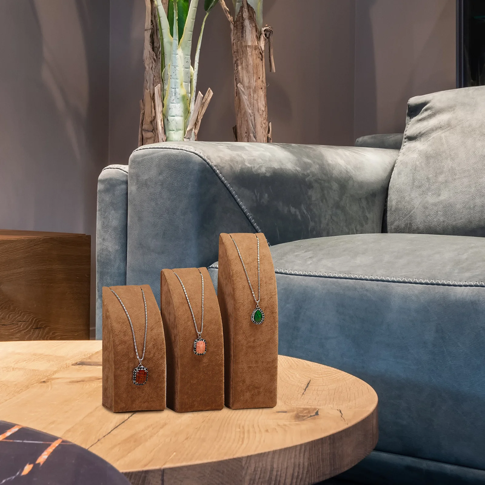 3Pcs Necklace Stand Stylish Jewelry Display Rack Organizer for Pendant Necklace Storage Desktop Holder Showcase
3Pcs Necklace Stand Stylish Jewelry Display Rack Organizer for Pendant Necklace Storage Desktop Holder Showcase