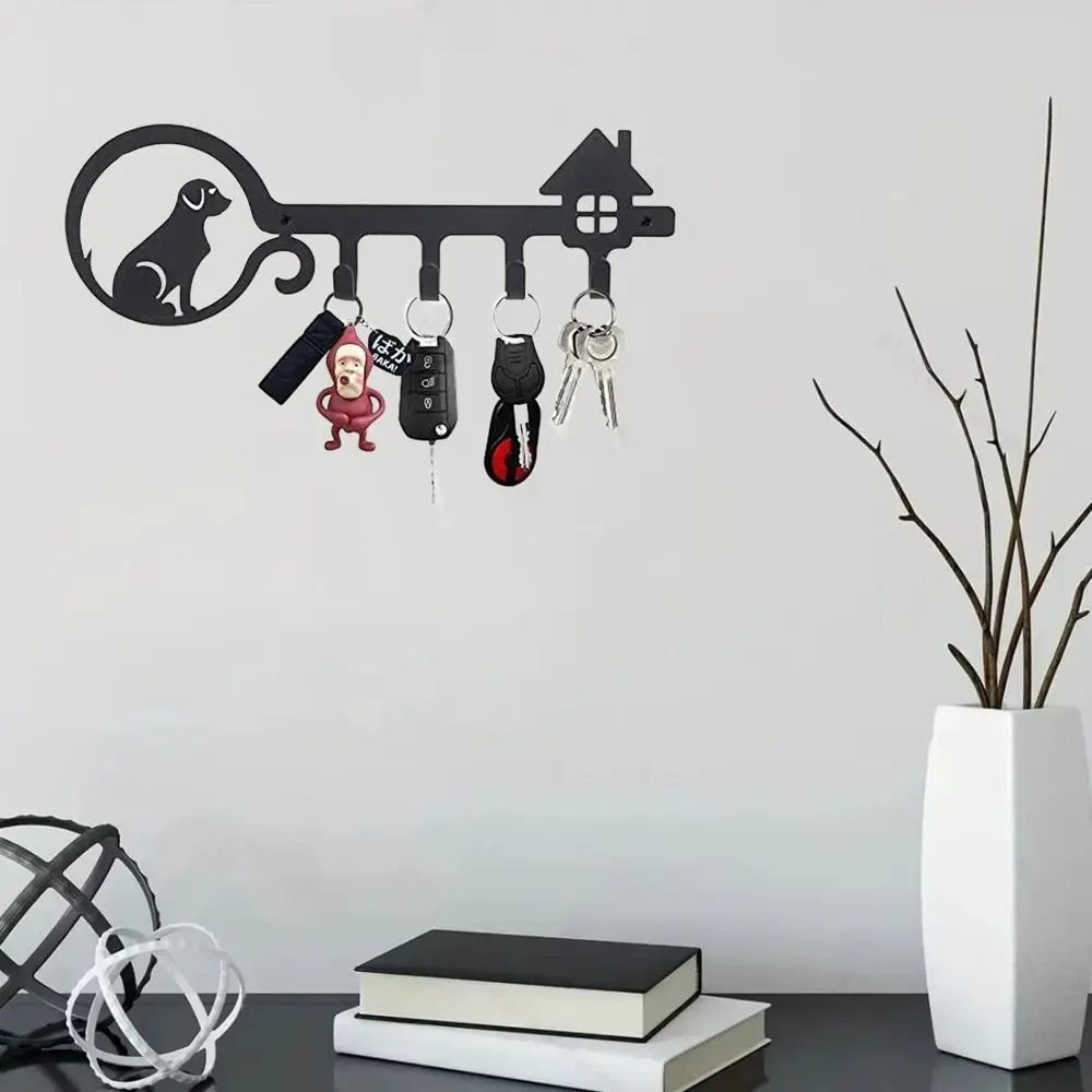 Multifunctional Iron Dog Wall Rack Wall Hanging Festive Atmosphere Coat Hanger Organizer Black Key Holder Household
Multifunctional Iron Dog Wall Rack Wall Hanging Festive Atmosphere Coat Hanger Organizer Black Key Holder Household
