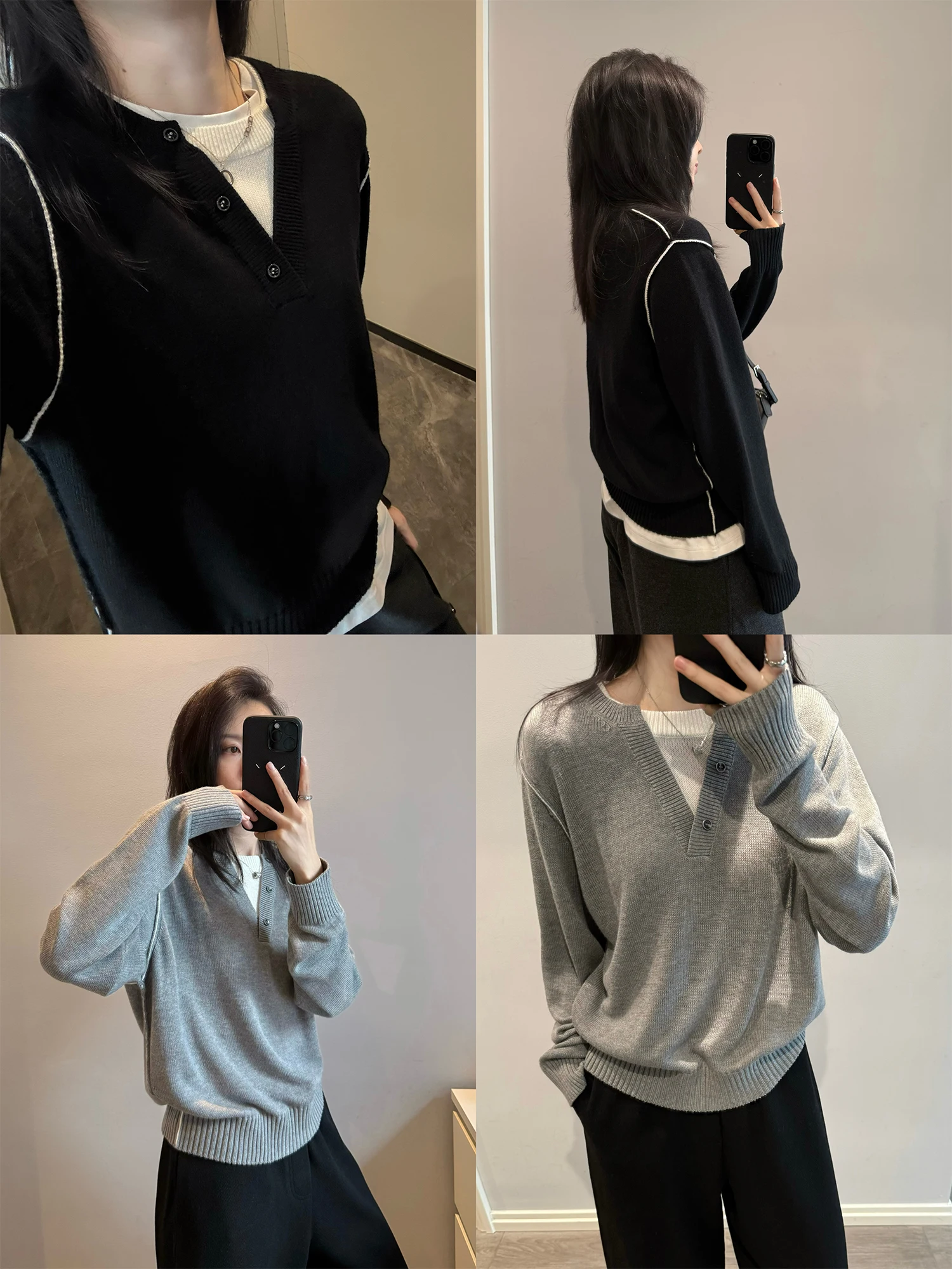 Awencoat Шерстяной трикотаж круглый Ne Повседневный Sle Искусственный двухсекционный дизайн Контрастные цветные строчки Теплый женский свитер Thiened...
Awencoat Шерстяной трикотаж круглый Ne Повседневный Sle Искусственный двухсекционный дизайн Контрастные цветные строчки Теплый женский свитер Thiened...