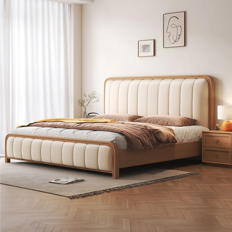 cream style double bed 180x200 French soft bag bed bases & frames master bedroom leather somieres y marcos de cama furniture
cream style double bed 180x200 French soft bag bed bases & frames master bedroom leather somieres y marcos de cama furniture