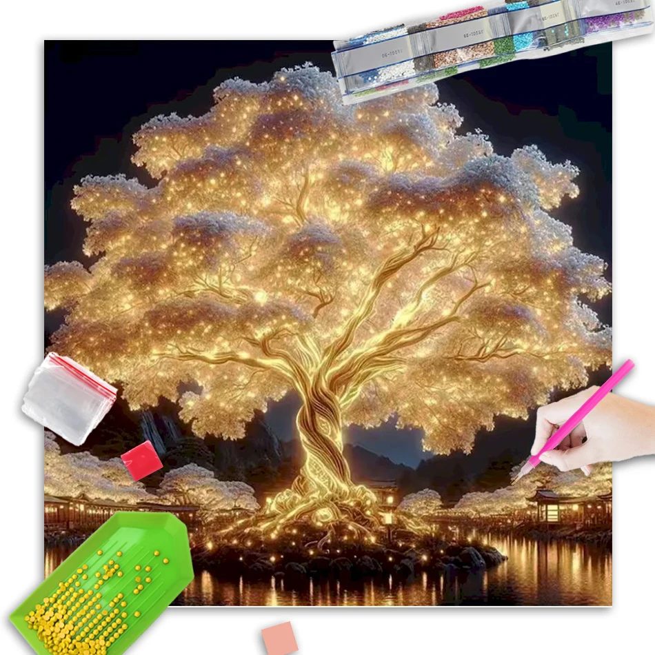 GATYZTORY Landscape Diamond Mosaic Tree DIY Picture Rhinestones Diamond Painting New Arrival Wall Decoration
GATYZTORY Landscape Diamond Mosaic Tree DIY Picture Rhinestones Diamond Painting New Arrival Wall Decoration