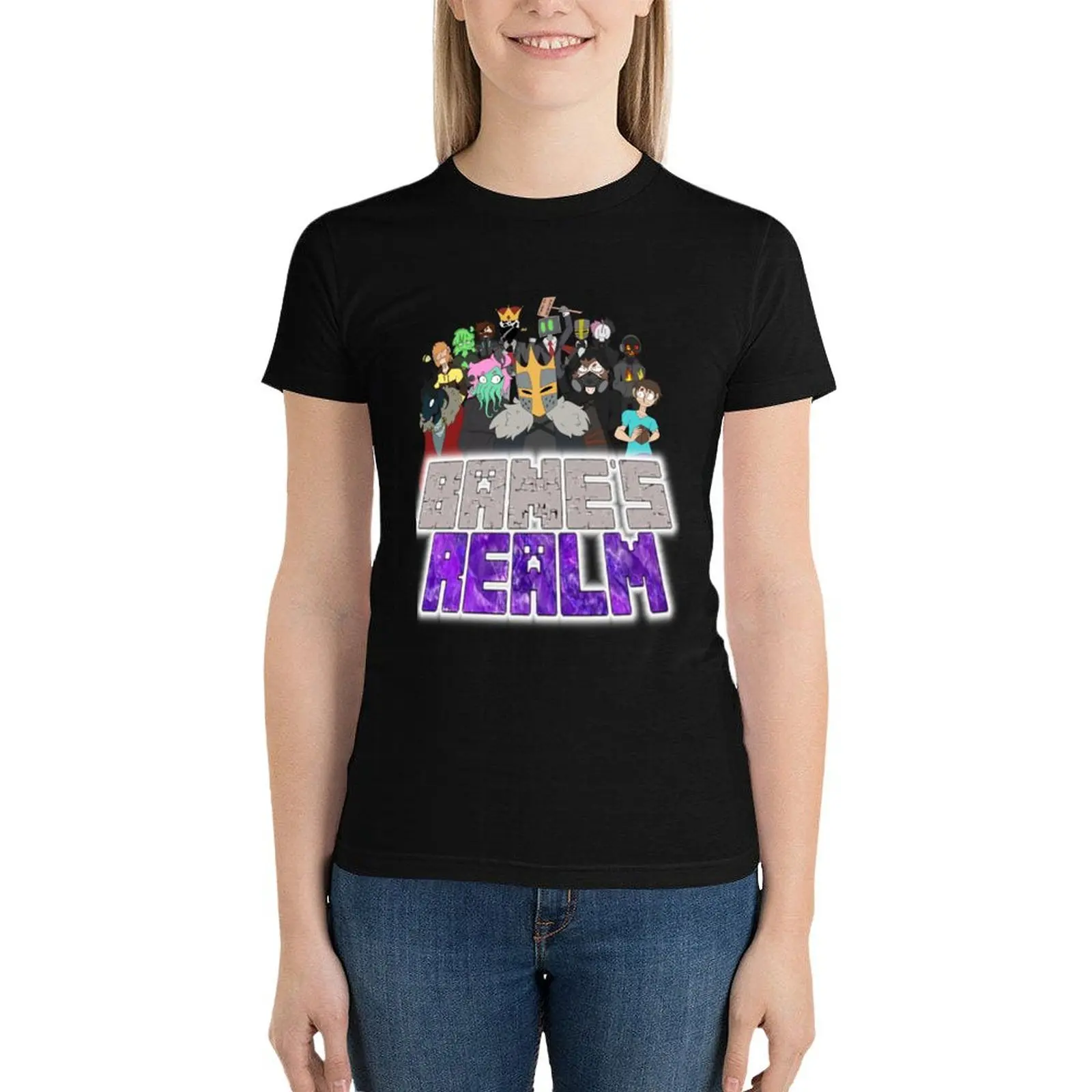banes realm text no gloss T-Shirt summer top korean fashion anime clothes korean Women's clothes
banes realm text no gloss T-Shirt summer top korean fashion anime clothes korean Women's clothes