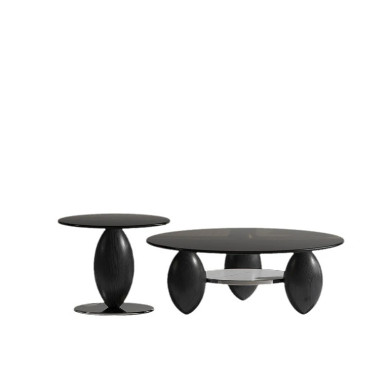 Wabi-sabi wind household small apartment designer glass modern creative child and mother coffee table side table combination
Wabi-sabi wind household small apartment designer glass modern creative child and mother coffee table side table combination