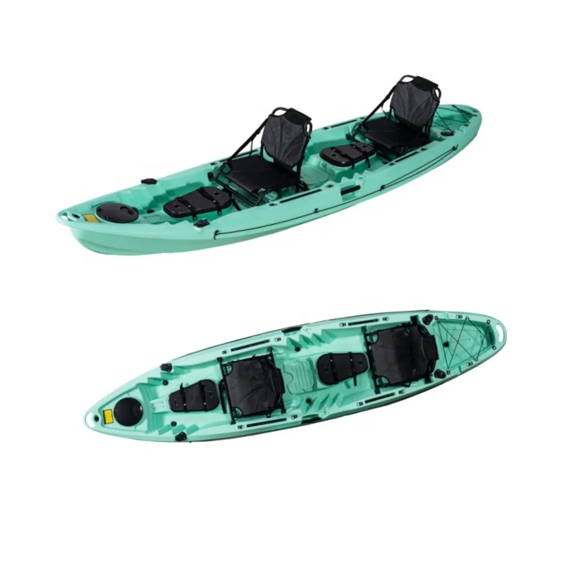 3-Person Family Kayak Sit-On-Top Fishing Kayak With Backseat or Chair Accessory Paddle for River Usage Made Durable LLDPE
3-Person Family Kayak Sit-On-Top Fishing Kayak With Backseat or Chair Accessory Paddle for River Usage Made Durable LLDPE