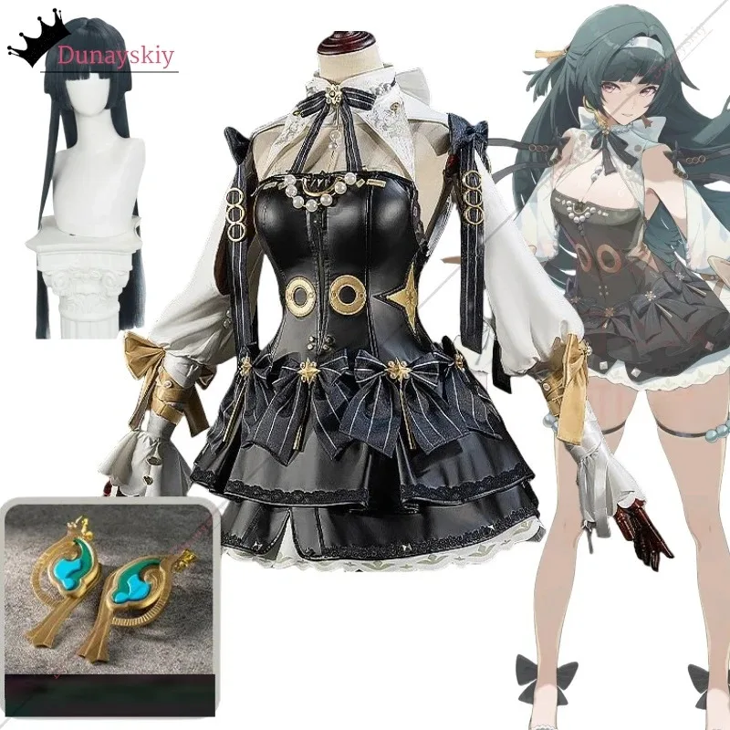 Astra Yao Cosplay Costume Game Zenless Zone Zero Zzz New Skin Chandelier Wig Black Dress Accessores Sexy Cute Women Customized
Astra Yao Cosplay Costume Game Zenless Zone Zero Zzz New Skin Chandelier Wig Black Dress Accessores Sexy Cute Women Customized