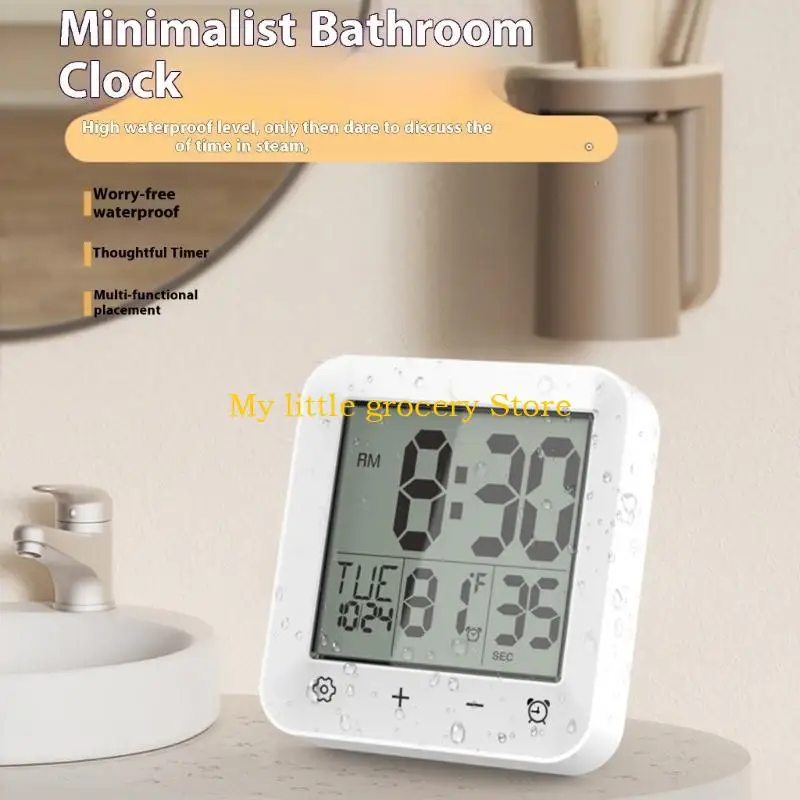 D5BD Digital Shower Clock Waterproof Bathroom Timer Digital Wall Clock with Countdown
D5BD Digital Shower Clock Waterproof Bathroom Timer Digital Wall Clock with Countdown