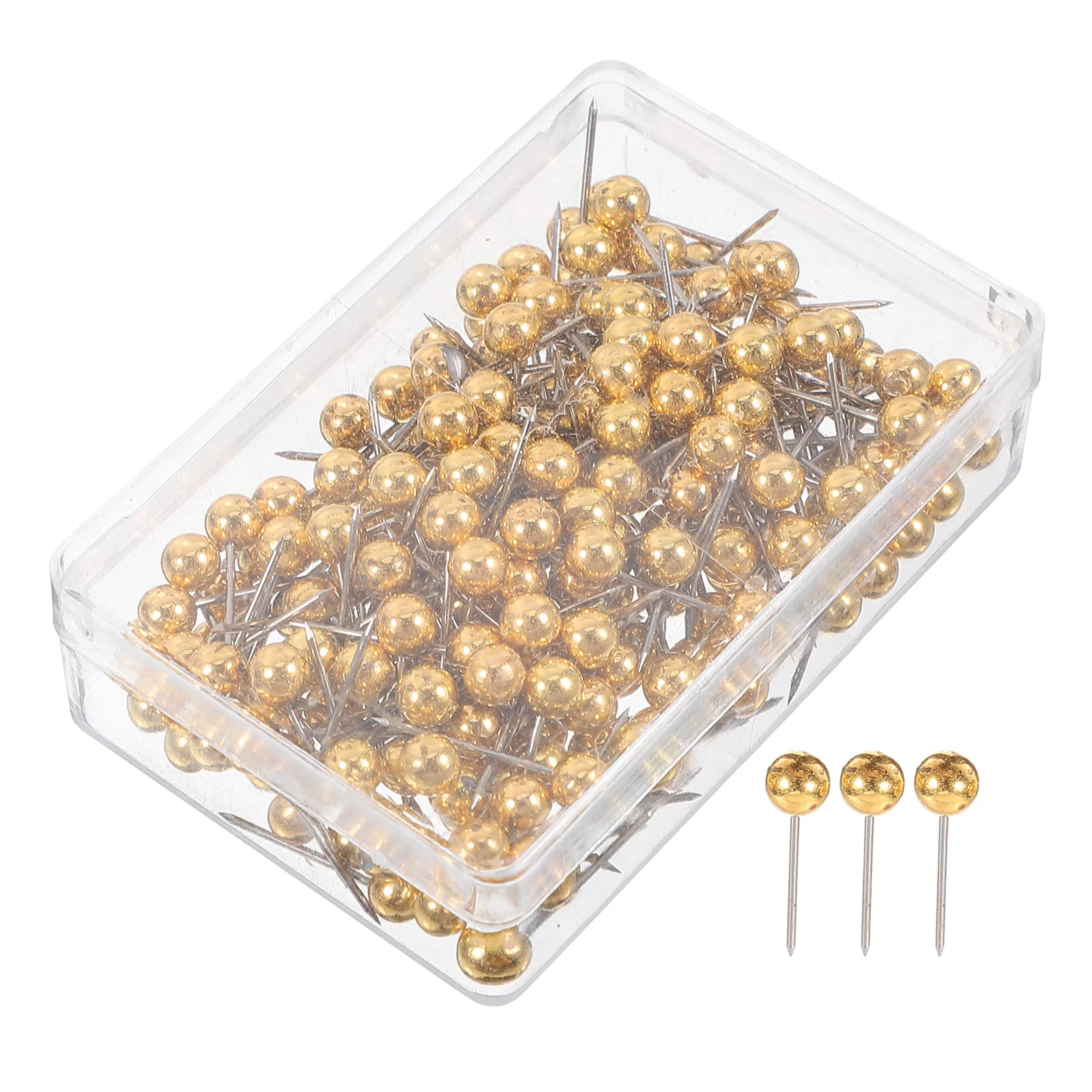 200 Pcs Decorative Painting Fixed Needle Map Push Pins Brass Travel Thumb Round Ball Iron Pearl
200 Pcs Decorative Painting Fixed Needle Map Push Pins Brass Travel Thumb Round Ball Iron Pearl