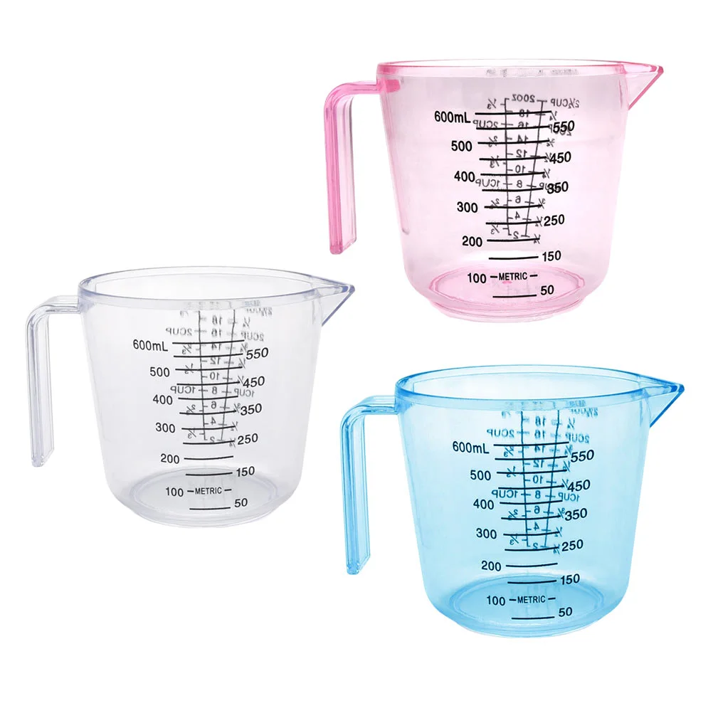 3 Pcs Plastic Transparent Measuring Cup Milk with Scale Double Pp Kitchen Supply Home
3 Pcs Plastic Transparent Measuring Cup Milk with Scale Double Pp Kitchen Supply Home