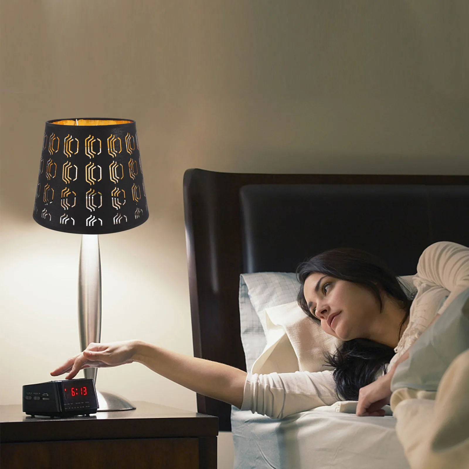 Stylish Cloth Lamp Shade Fits Floor Desk Table Lamps Replacement Cover for Home Hotel Bedroom Warm Atmosphere Lighting
Stylish Cloth Lamp Shade Fits Floor Desk Table Lamps Replacement Cover for Home Hotel Bedroom Warm Atmosphere Lighting