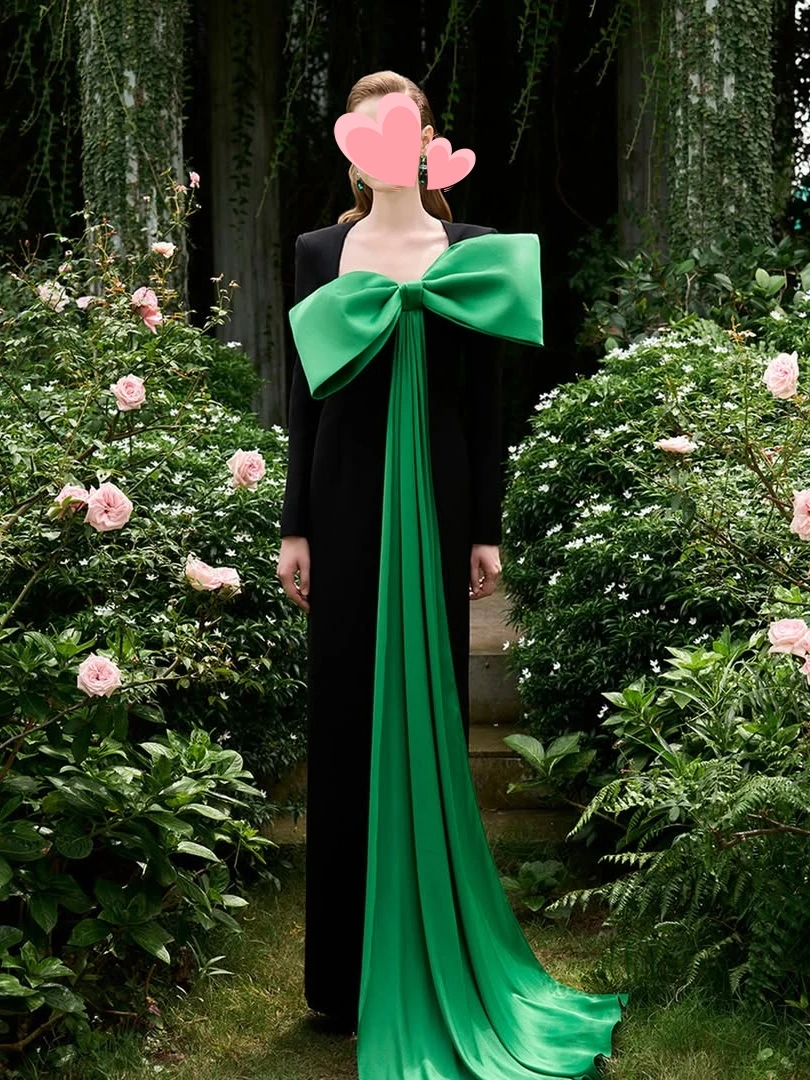 Oisslec Prom Dress Elegant Vintage Sweet Sexy Black Green Bow Satin Customized Formal Occasion Prom Dress Evening Party Gowns
Oisslec Prom Dress Elegant Vintage Sweet Sexy Black Green Bow Satin Customized Formal Occasion Prom Dress Evening Party Gowns
