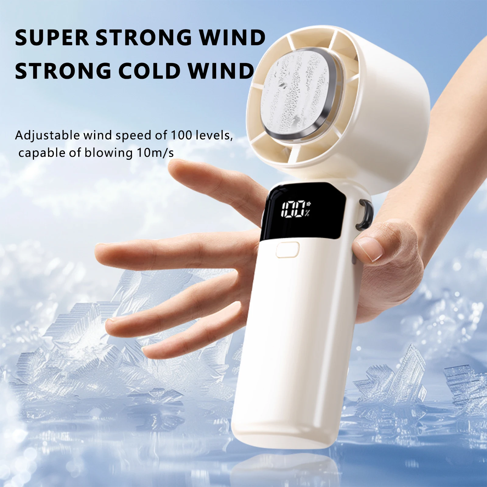 Портативный мини-вентилятор с цифровым дисплеем, складной, с креплением на шею, для улицы, с охлаждающим элементом, высокоскоростной.
Портативный мини-вентилятор с цифровым дисплеем, складной, с креплением на шею, для улицы, с охлаждающим элементом, высокоскоростной.