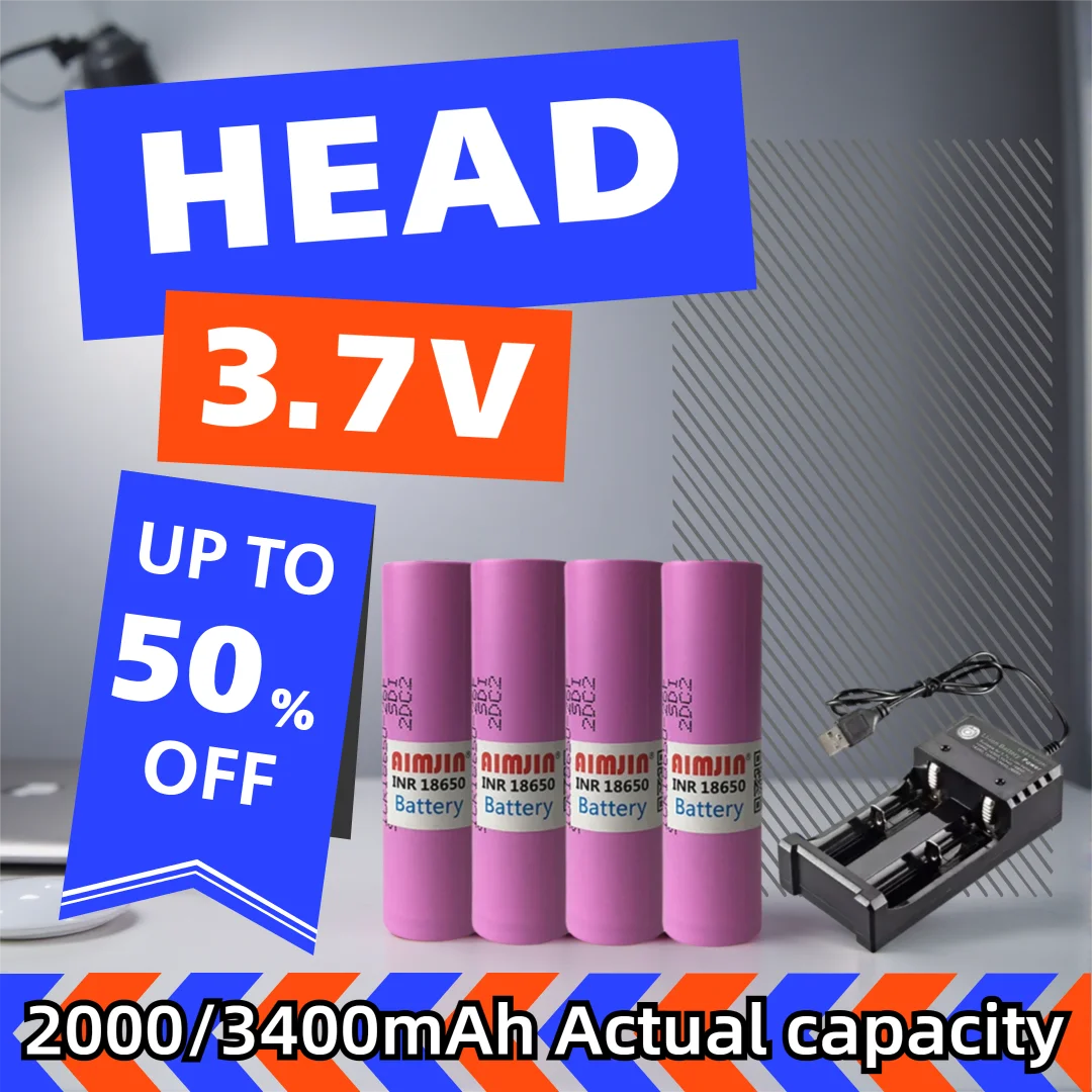 INR18650 30Q 3.7V 2000mAh 3400mAh Rechargeable Li-ion Battery With USB Charger For Flashlight Toys Tools
INR18650 30Q 3.7V 2000mAh 3400mAh Rechargeable Li-ion Battery With USB Charger For Flashlight Toys Tools