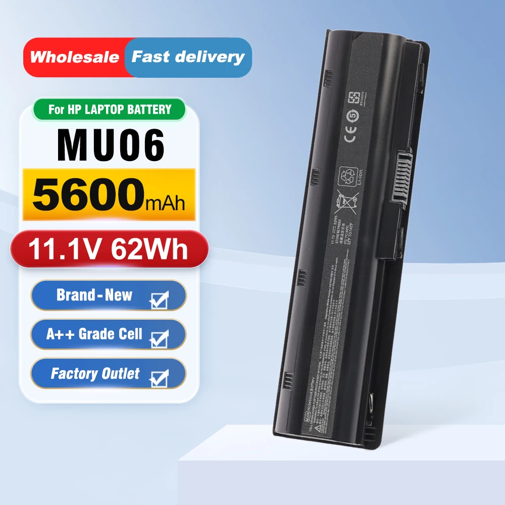 ETESBAY MU06 62WH Laptop Battery For HP Pavilion G4 G6 G7 G32 G42 G62 G72 CQ56 CQ72 DM4 DM4T HSTNN-Q60C HSTNN-DB0Y 593553-001
ETESBAY MU06 62WH Laptop Battery For HP Pavilion G4 G6 G7 G32 G42 G62 G72 CQ56 CQ72 DM4 DM4T HSTNN-Q60C HSTNN-DB0Y 593553-001