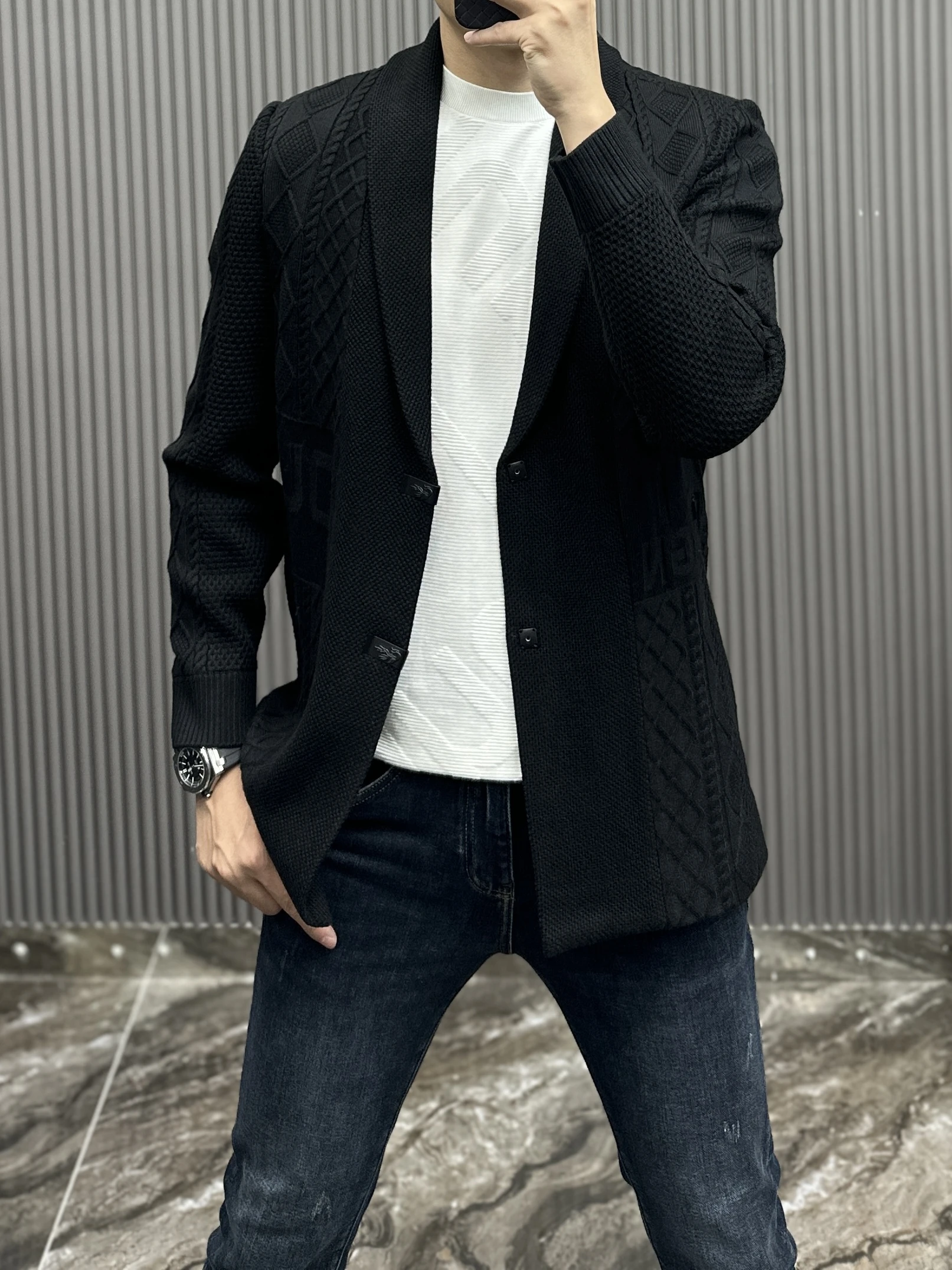 Men's Knitted Jaet Comfortable High Quali Faionable Autumn Winter Olive Collar Cool Sle Trendy Youth Active Sle Lon...
Men's Knitted Jaet Comfortable High Quali Faionable Autumn Winter Olive Collar Cool Sle Trendy Youth Active Sle Lon...