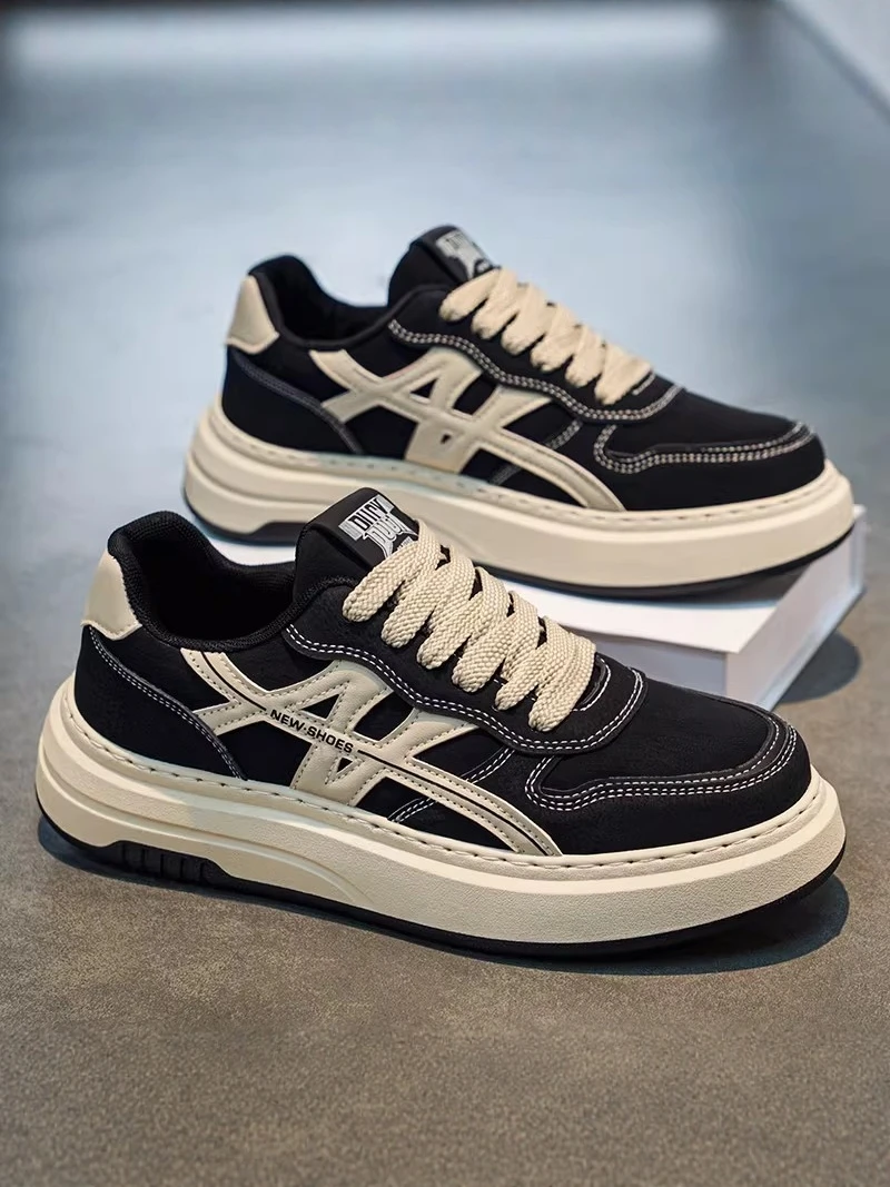 Men's 2026 New Summer Thick Bottom Heightening Casual Shoes Teenagers Bread Shoes Versatile Black Trendy Shoes Leisure Outdoor
Men's 2026 New Summer Thick Bottom Heightening Casual Shoes Teenagers Bread Shoes Versatile Black Trendy Shoes Leisure Outdoor