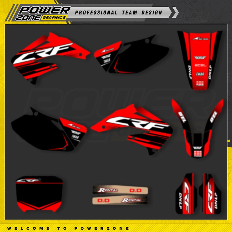 PowerZone пользовательские графические фоны наклейки наборы наклеек для HONDA 2002 2003 2004 CRF450R индивидуальное имя номер Rider ID 007
PowerZone пользовательские графические фоны наклейки наборы наклеек для HONDA 2002 2003 2004 CRF450R индивидуальное имя номер Rider ID 007