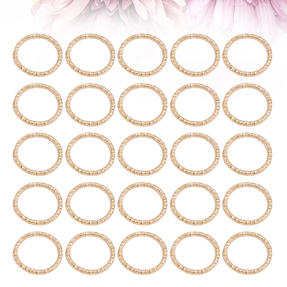 100Pcs Embossing Jewelry Connecting Rings Twisted Buckle Rings for DIY Earrings Handmade Jewelry Making Accessories
100Pcs Embossing Jewelry Connecting Rings Twisted Buckle Rings for DIY Earrings Handmade Jewelry Making Accessories