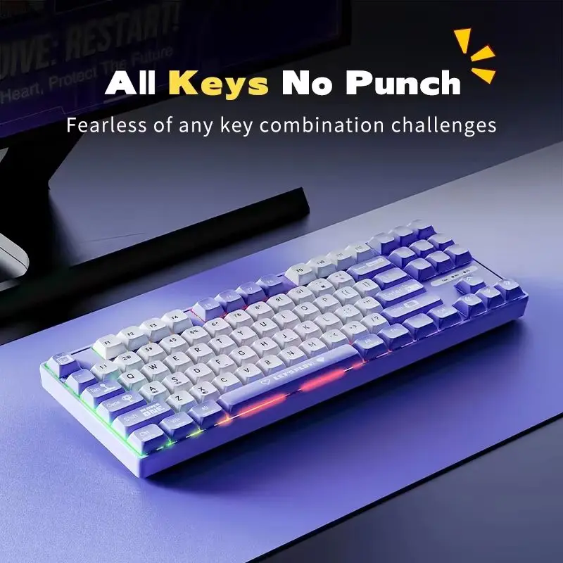 Hot Black Knight Ak870mc Mechanical Keyboard Game Wired Hot Swappable Small Keyboard Tea Axis Red Axis 87 Keys Holiday Gifts
Hot Black Knight Ak870mc Mechanical Keyboard Game Wired Hot Swappable Small Keyboard Tea Axis Red Axis 87 Keys Holiday Gifts