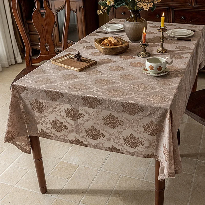 New European Classical Jacquard Tablecloth Exquisite Lace Yarn Piano Tv Cabinet Cover Soft Wedding Banquet Party Table Cover
New European Classical Jacquard Tablecloth Exquisite Lace Yarn Piano Tv Cabinet Cover Soft Wedding Banquet Party Table Cover