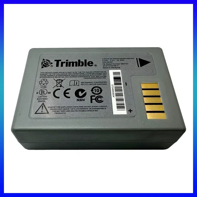 1Pcs R12 Battery for Trimble R10/R12/R12i GPS RTK Receiver Battery 990737 76767 li-ion 7.4V 3700mah P/N: 990737 76767
1Pcs R12 Battery for Trimble R10/R12/R12i GPS RTK Receiver Battery 990737 76767 li-ion 7.4V 3700mah P/N: 990737 76767
