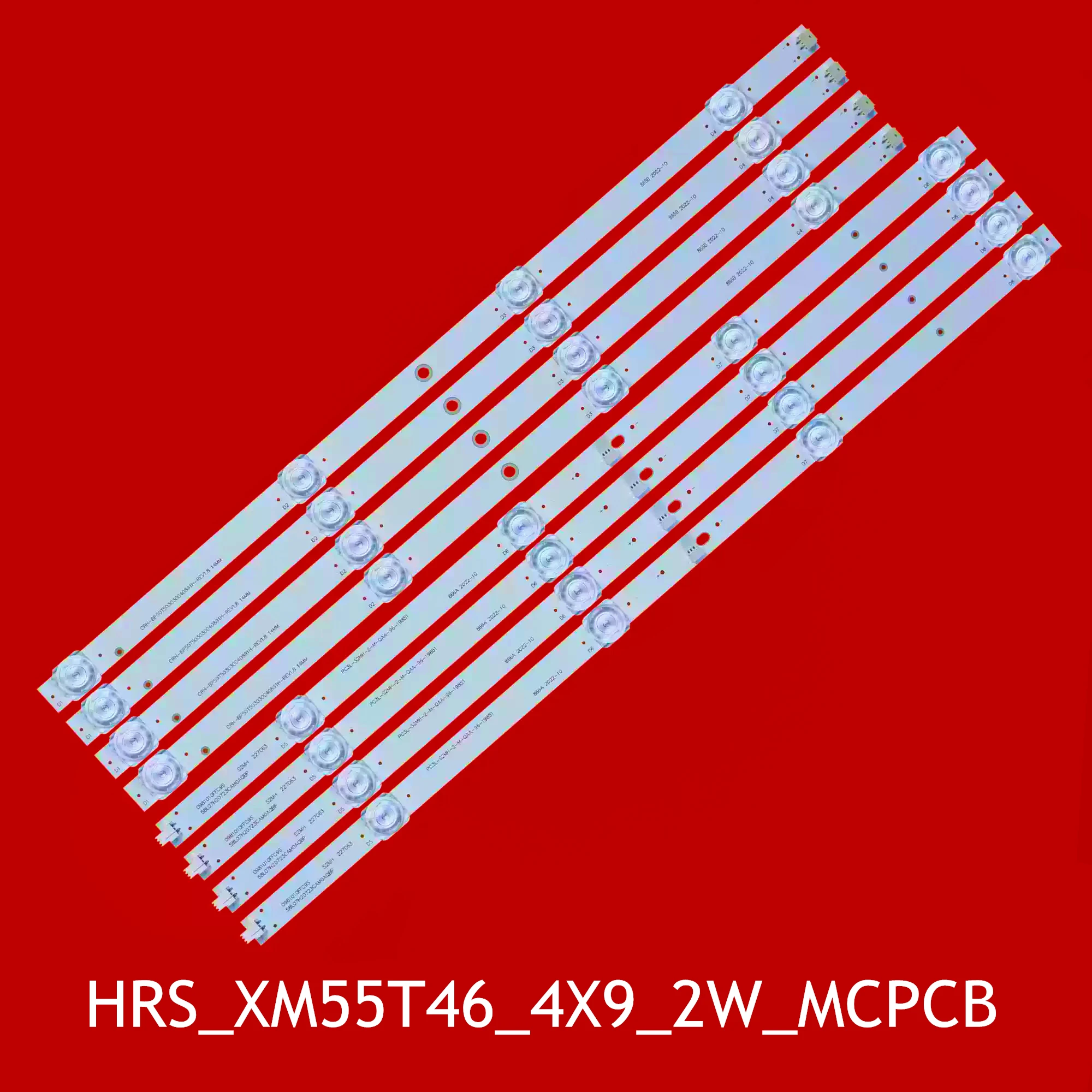 LED Strip for L55M5-5A L55M5-5S L55M5-EX UE55TU7002U UE55TU8005K UN55TU8200F UN55NU7095G HG55AJ630UJJ HRS_XM55T46_4X9_2W_MCPCB
LED Strip for L55M5-5A L55M5-5S L55M5-EX UE55TU7002U UE55TU8005K UN55TU8200F UN55NU7095G HG55AJ630UJJ HRS_XM55T46_4X9_2W_MCPCB