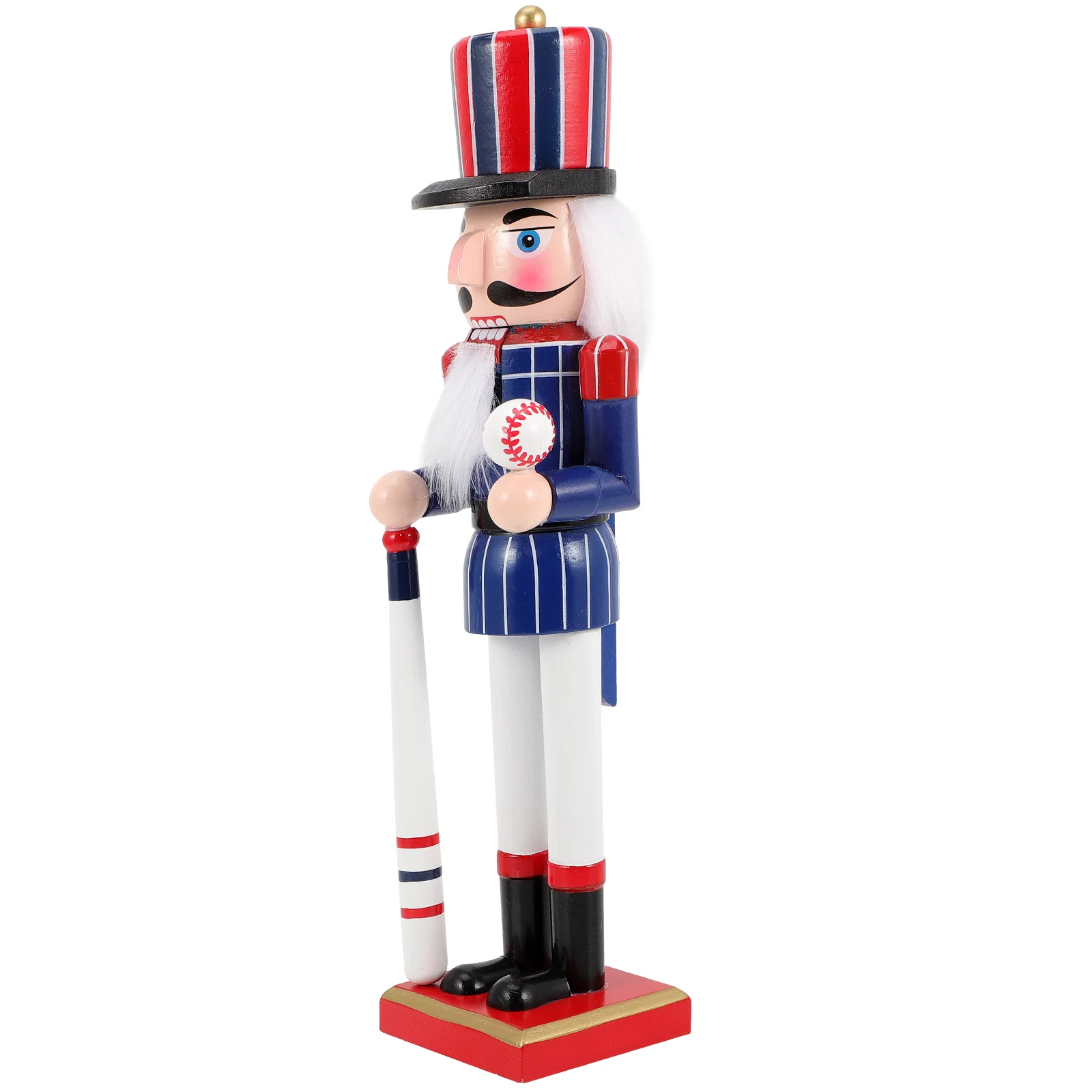 American Nutcracker Christmas Sports Style Ornament Desktop Wooden Decor Decorative Nutcrackers
American Nutcracker Christmas Sports Style Ornament Desktop Wooden Decor Decorative Nutcrackers