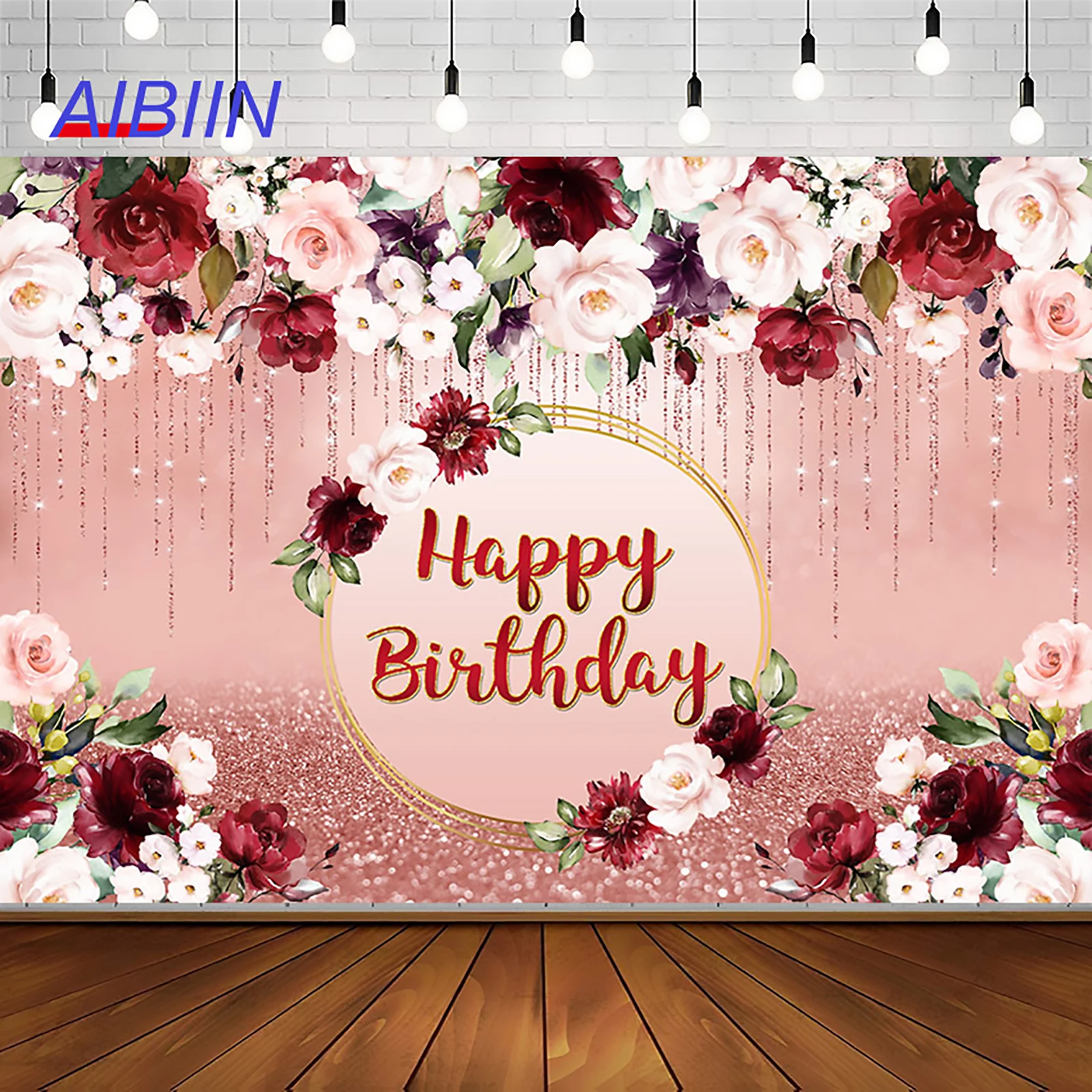 Happy Birthday Photography Background Glitter Crystal Diamond Flower Balloon Backdrop Party Decorations Girls Women Portrait
Happy Birthday Photography Background Glitter Crystal Diamond Flower Balloon Backdrop Party Decorations Girls Women Portrait