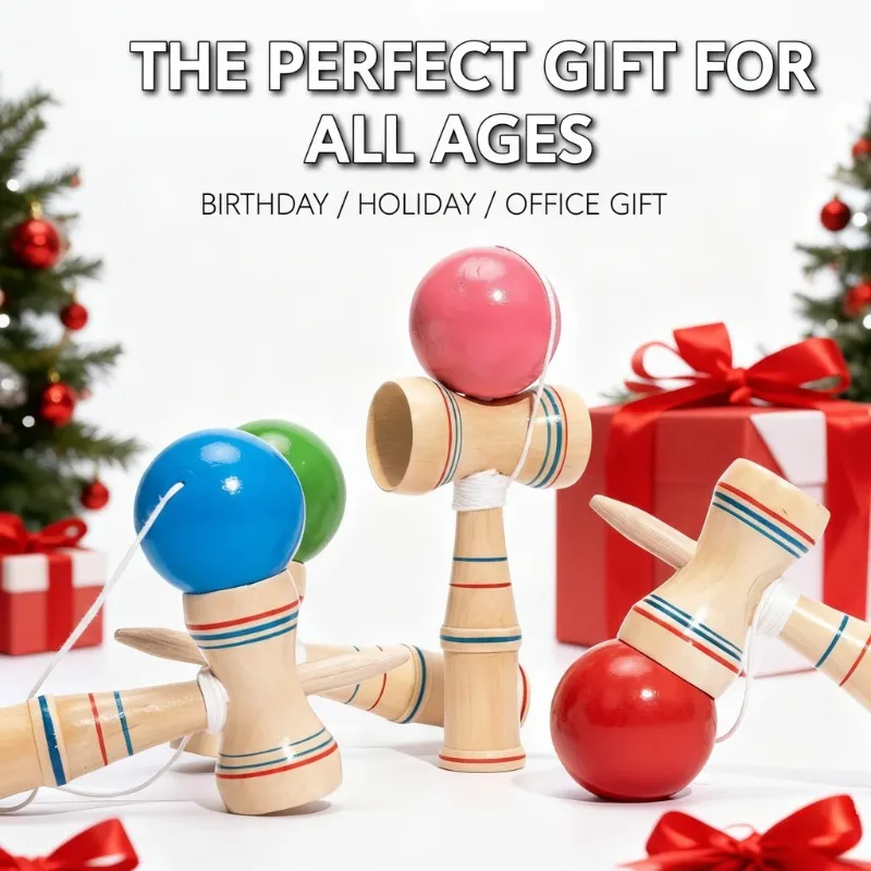 Oversized Kendama Skill Toy – Large Japanese Wooden Ball-and-Cup Game for Adults & Kids, Viral Challenge Toy, Focus & Hand-Eye C
Oversized Kendama Skill Toy – Large Japanese Wooden Ball-and-Cup Game for Adults & Kids, Viral Challenge Toy, Focus & Hand-Eye C