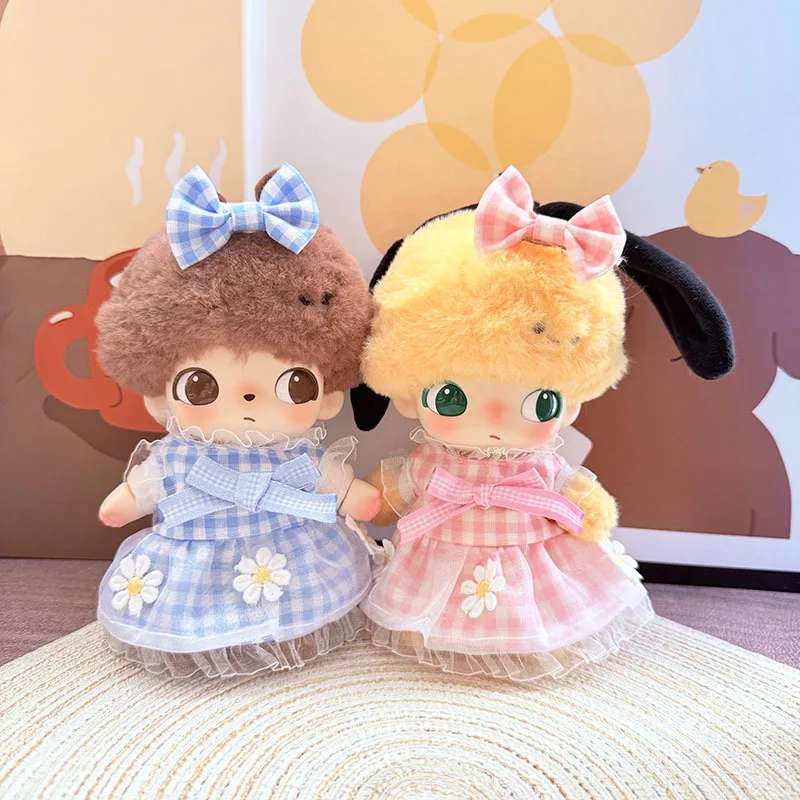 DIMOO WORLD Doll Decor Accessories Outfit - 15/17cm Labubu Clothes Daisy Plaid Dress With Bow Hair Accessory
DIMOO WORLD Doll Decor Accessories Outfit - 15/17cm Labubu Clothes Daisy Plaid Dress With Bow Hair Accessory