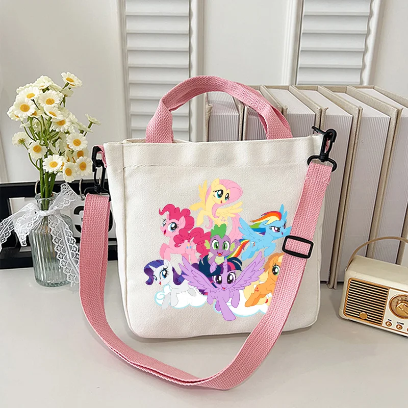 My Little Ponys Shoulder Bag Cute Anime Ladies Handbag Large Capacity Kids Crossbody Bags Fashion Student Canvas Tote Girl Gift
My Little Ponys Shoulder Bag Cute Anime Ladies Handbag Large Capacity Kids Crossbody Bags Fashion Student Canvas Tote Girl Gift