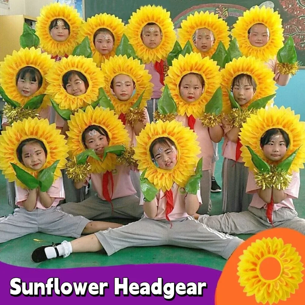 Cute Funny Sunflower Headgear Yellow Dress Up Party Sunflower Hat Funny Headband Hood Style Sunflower Hat Headpiece School Play
Cute Funny Sunflower Headgear Yellow Dress Up Party Sunflower Hat Funny Headband Hood Style Sunflower Hat Headpiece School Play