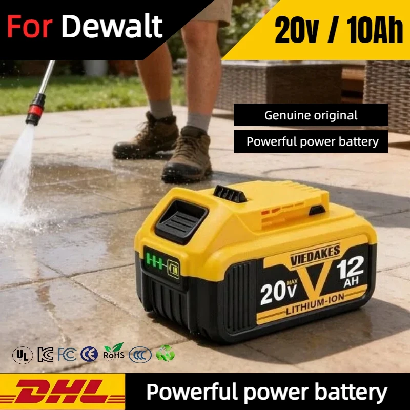 for DeWalt 18V 12.0Ah Battery , Guaranteed Full Compatibility and Performance for All 20V MAX Tools.
for DeWalt 18V 12.0Ah Battery , Guaranteed Full Compatibility and Performance for All 20V MAX Tools.