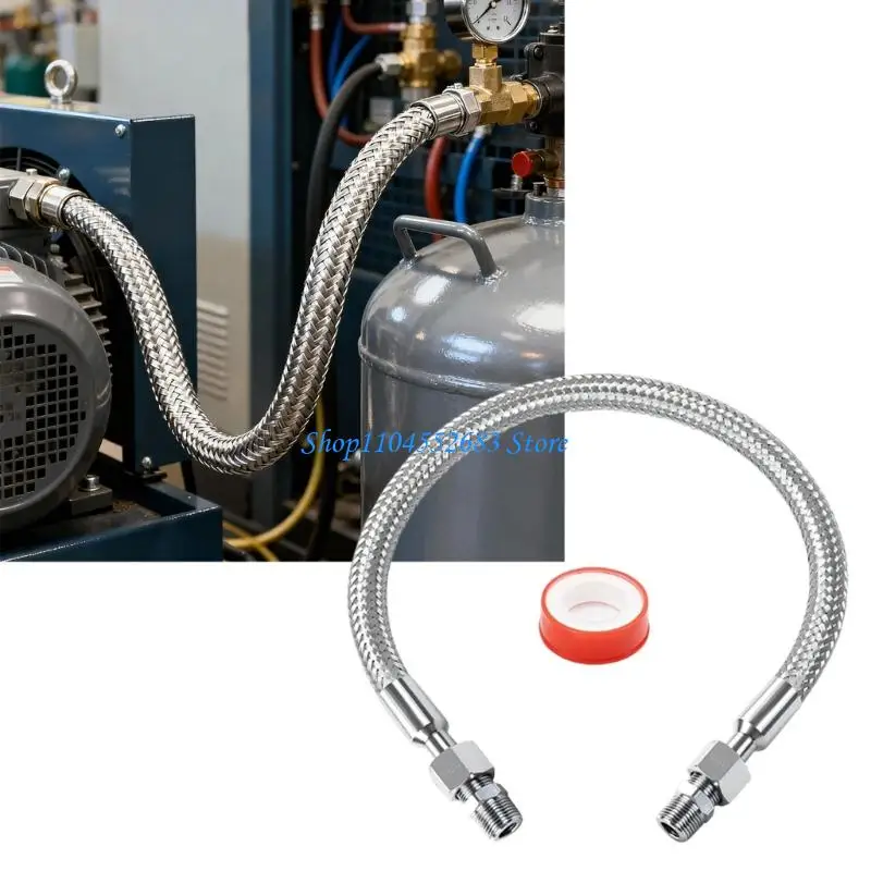 Y6GD Heavy Duty Nonrust Steel Compressor Jumpers Hose 1/4Inch X 20Inch Rate At 870PSI For Smooth Airflows
Y6GD Heavy Duty Nonrust Steel Compressor Jumpers Hose 1/4Inch X 20Inch Rate At 870PSI For Smooth Airflows
