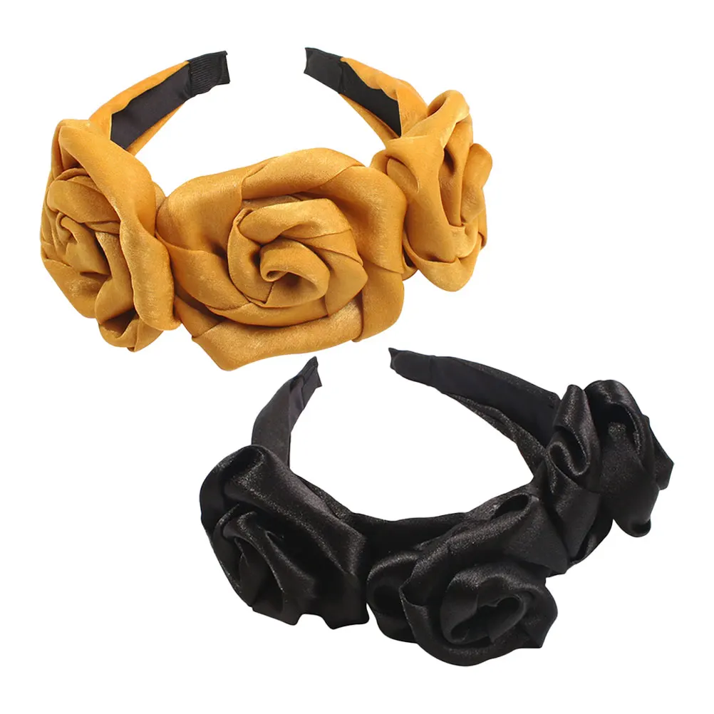 2Pcs Fabric Headband Lightweight Comfortable Rose Hair Band Women Party Wedding Carnival Masquerade Accessories Black Cosplay
2Pcs Fabric Headband Lightweight Comfortable Rose Hair Band Women Party Wedding Carnival Masquerade Accessories Black Cosplay