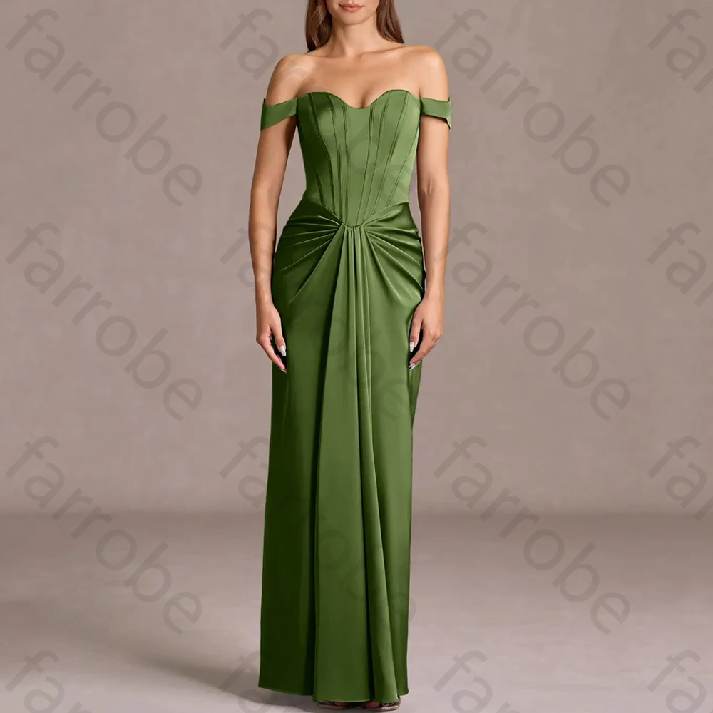 Elegant Short Sleeves Pleat Evening Dresses Sexy Off-shoulder Long Dress Exquisite High Quality Prom Party Gown Women Customized
Elegant Short Sleeves Pleat Evening Dresses Sexy Off-shoulder Long Dress Exquisite High Quality Prom Party Gown Women Customized