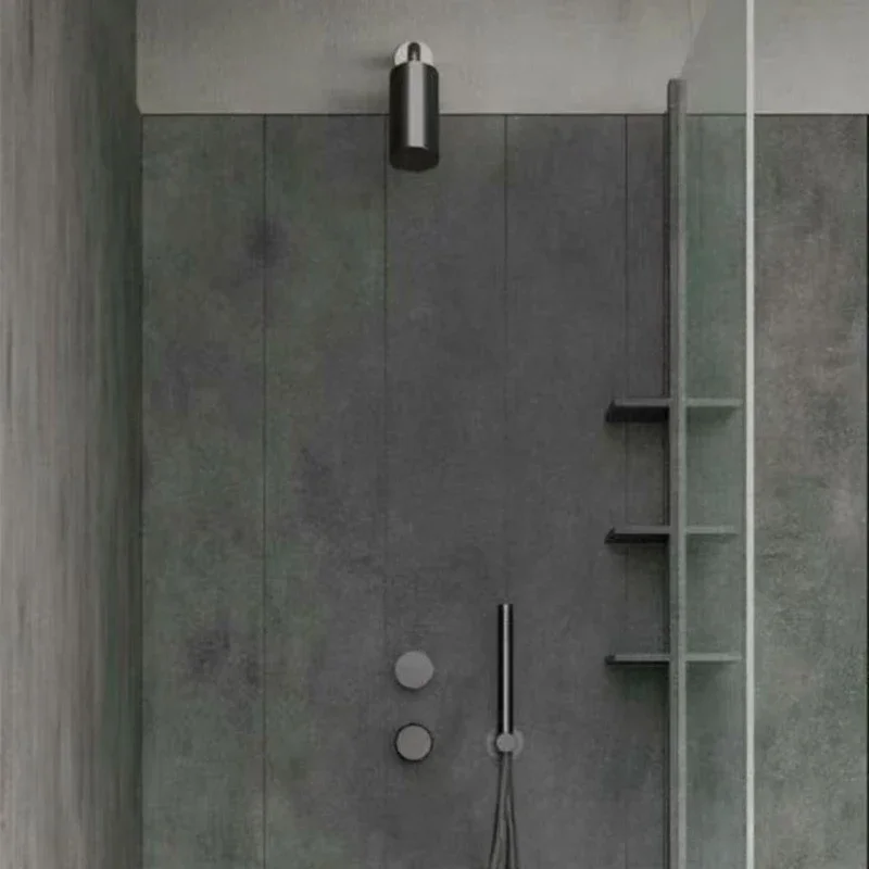 Wall concealed shower set, material, copper stainless steel, brushed nickel, black matte
Wall concealed shower set, material, copper stainless steel, brushed nickel, black matte