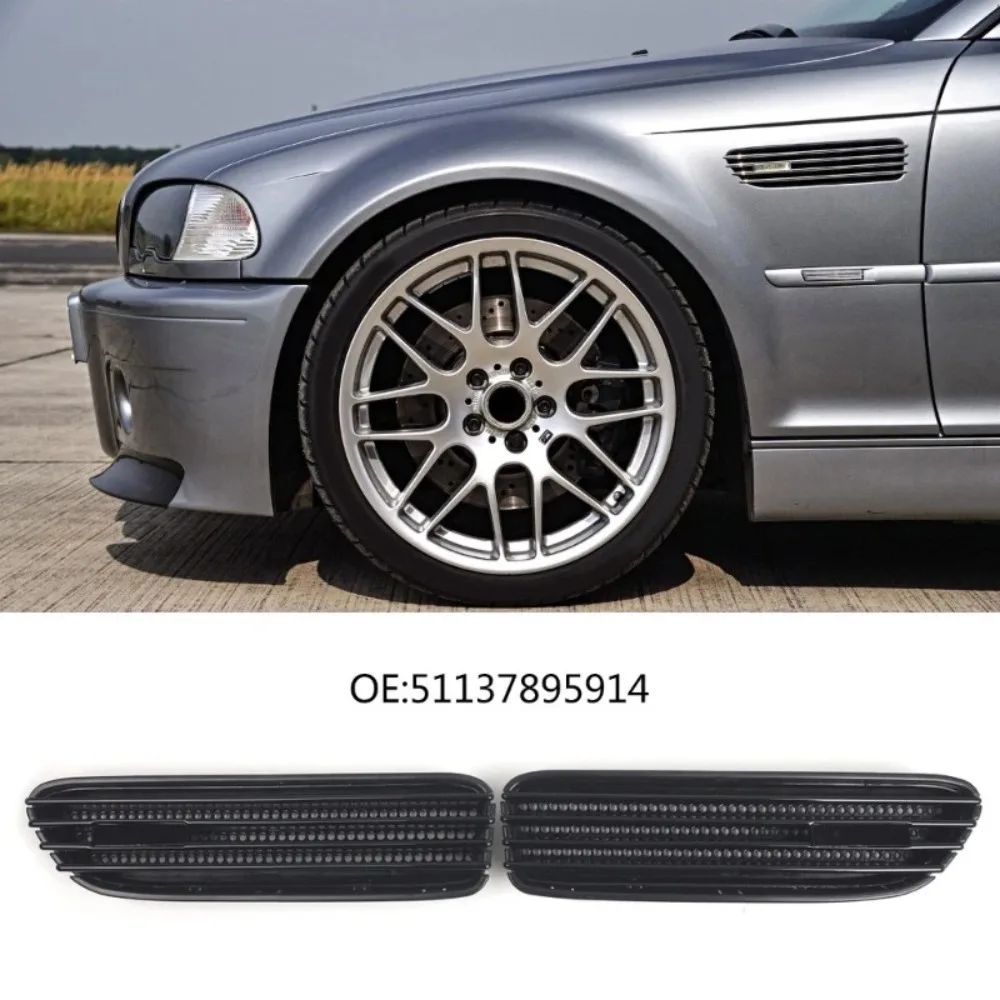 For BMW E46 For M3 2001-2006 1 Pair Bright Black Side Grille Fender Vent Grill Exterior Parts Direct Installation 51137895914
For BMW E46 For M3 2001-2006 1 Pair Bright Black Side Grille Fender Vent Grill Exterior Parts Direct Installation 51137895914
