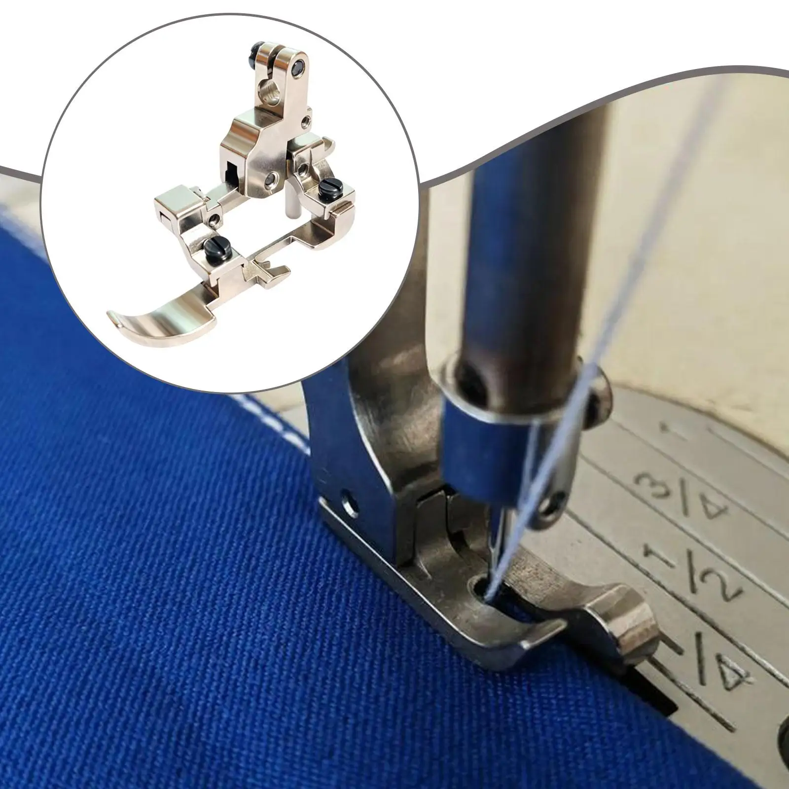 Sewing Machine Presser Foot High Performance Non Slip Sturdy Auxiliary Replace Multifunctional Accessories Silver Adjustable
Sewing Machine Presser Foot High Performance Non Slip Sturdy Auxiliary Replace Multifunctional Accessories Silver Adjustable