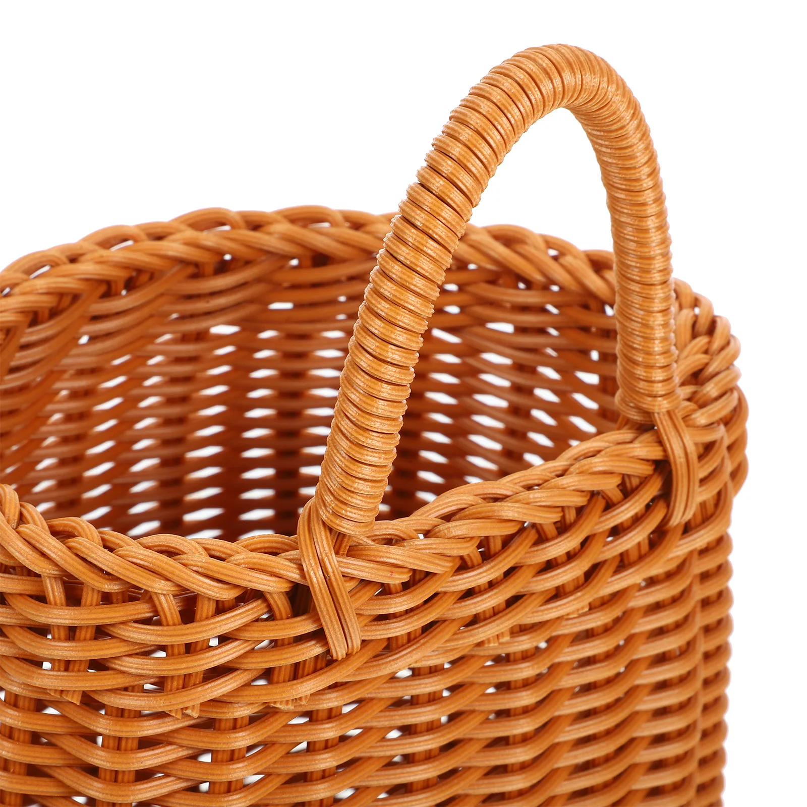Imitation Rattan Woven 15 5X11 5cm Top 16X11 5cm Bottom 17cm High 22cm Total Faux Rattan Handwoven Portable Hanging Storage
Imitation Rattan Woven 15 5X11 5cm Top 16X11 5cm Bottom 17cm High 22cm Total Faux Rattan Handwoven Portable Hanging Storage